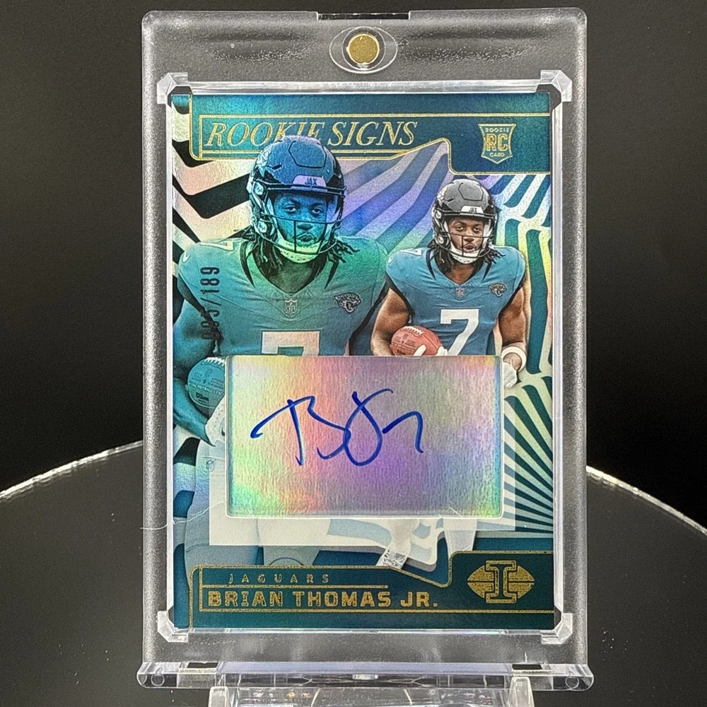 2024 Panini Illusions - Rookie Signs Brian Thomas Jr. #RS-BTJ /189 (AU, RC) Mint